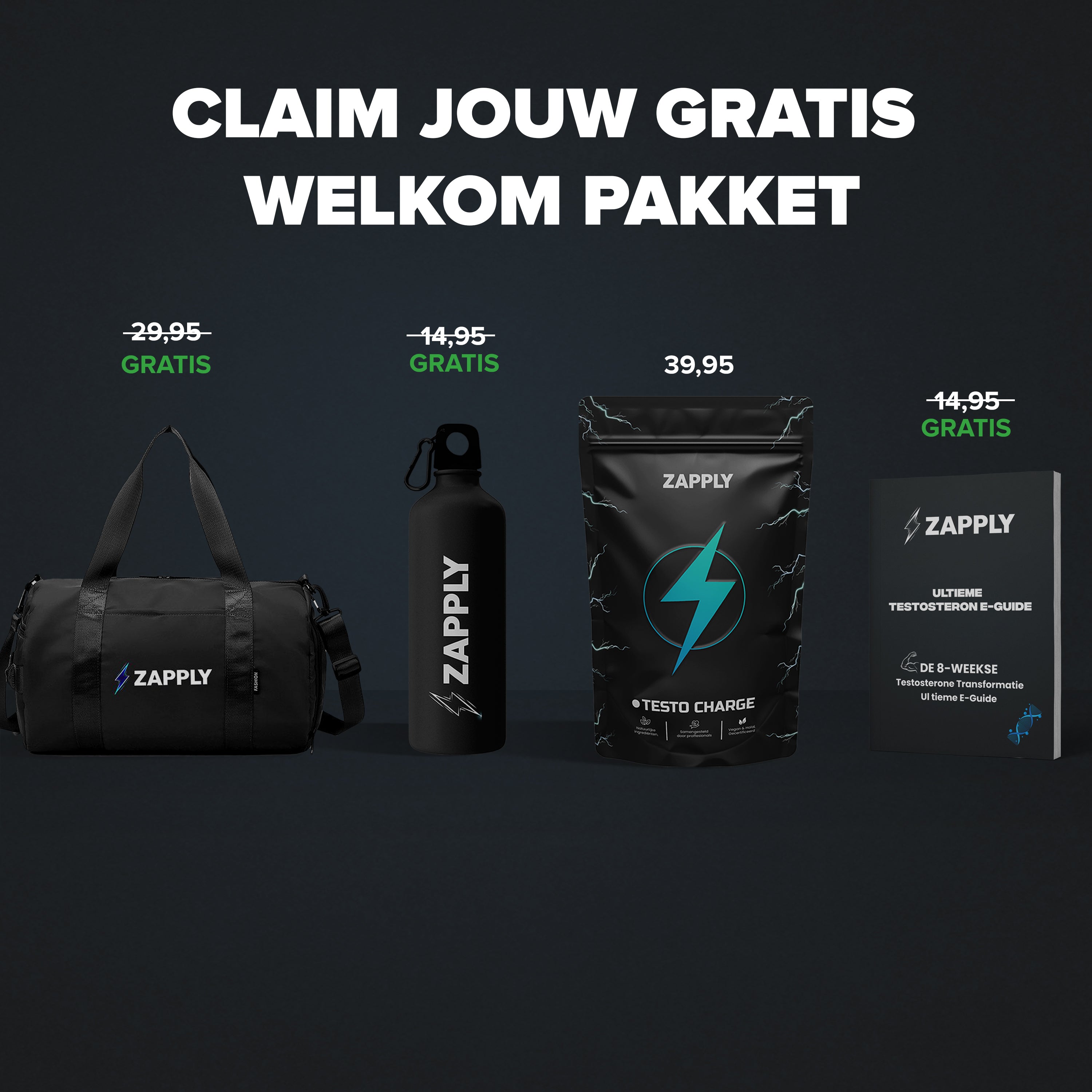 Testo Charge abonnement +3 GRATIS Cadeaus